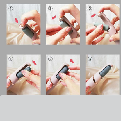 Pilă electrică pentru curățarea și îngrijirea călcâielor BeautyFeet